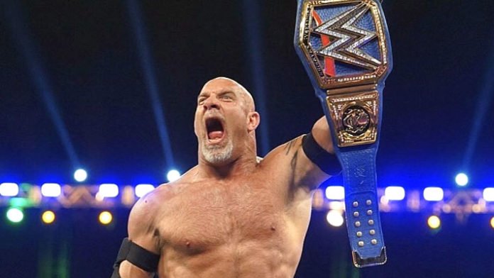 On this day in 2020, @Goldberg won the WWE Universal Championship for the 2nd time at Super ShowDown #WWE #WWESSD #SuperShowDown #UniversalTitle #UniversalChampionship https://t.co/qNS7wBcNrU