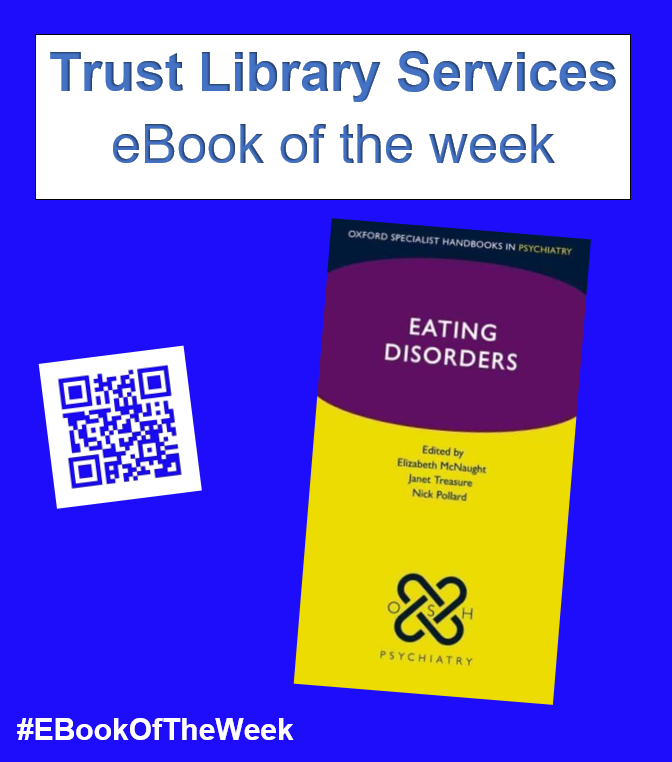 Our #EBookOfTheWeek is 'Oxford specialist handbooks: eating disorders' by <a href="/DrEMcNaught/">Dr Elizabeth McNaught</a>, Janet Treasure &amp; <a href="/nickpollard/">Nick Pollard BSc(Psych), MBPsS, FRSA</a>

Available at academic.oup.com/book/43953 with an MFT OpenAthens

#EatingDisordersAwarenessWeek

<a href="/mftceds/">MFT CEDS</a>
<a href="/edgi_uk/">EDGI UK</a>