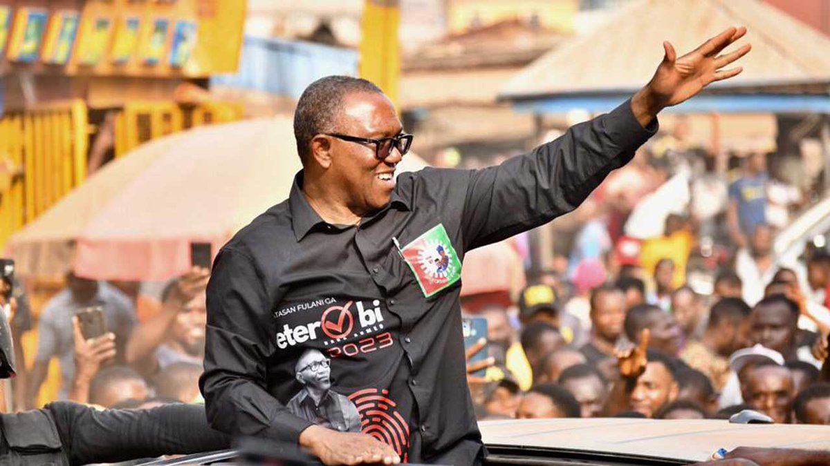 yabaleftonline's tweet photo. Labour Party's Peter Obi defeats APC's Bola Ahmed Tinubu in Lagos state https://t.co/xpWDs0je7k