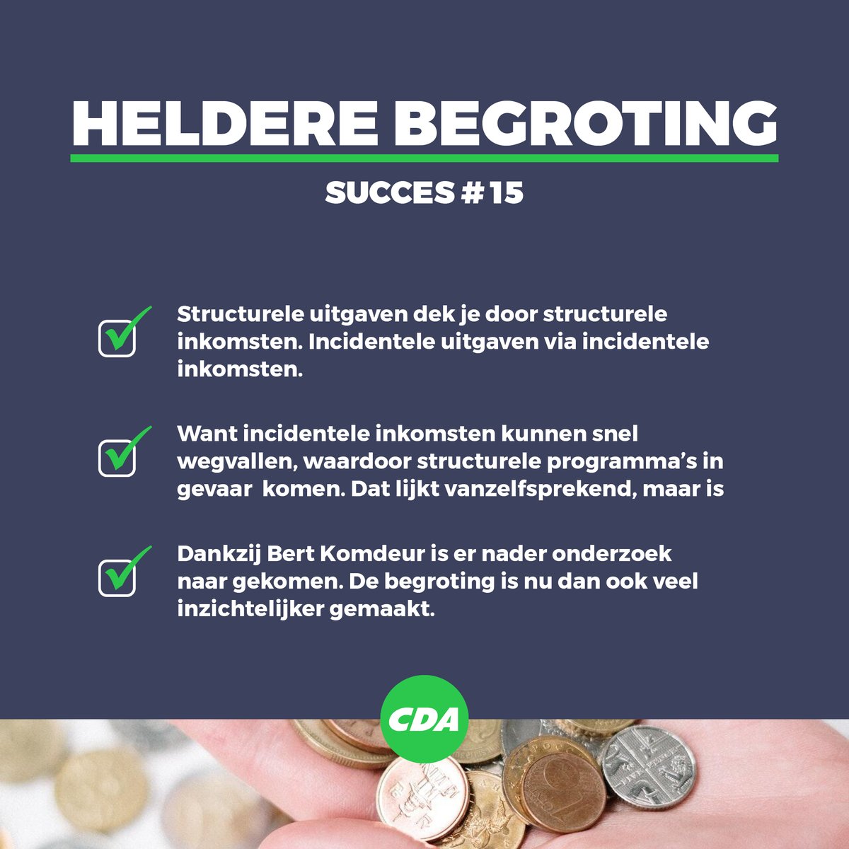Succes # 1⃣5⃣ Heldere begroting 🪙🪙

Met <a href="/BertKomdeur/">Bert Komdeur</a> 

Meer info⬇
samenvoorgelderland.nl/nieuws/herijki…