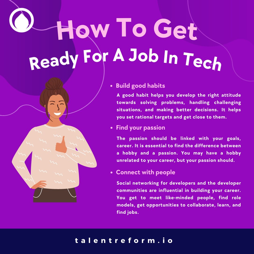 Today, we are sharing with you our top tips on how to get ready for a job in tech.

Enjoy!

#techwomen #talents #reformers #tech #ictgirlgang #ict #ictgirls #womeninict #womenintenology #brigdingthegap #webinar #recruitment #websitedevelopment #flutter #dart #newmonth #techtips