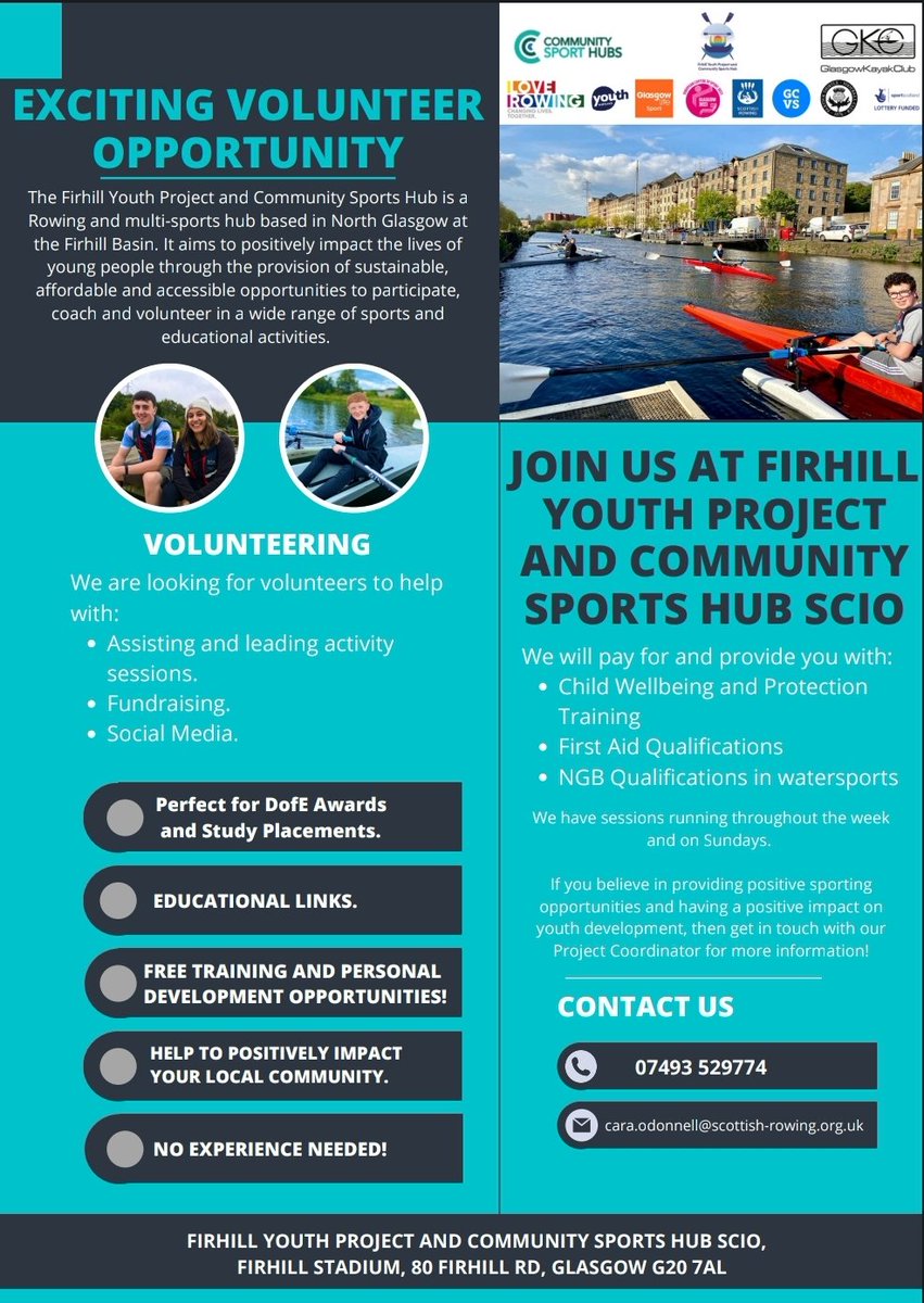 We are looking for volunteers to get involved with us!

Contact us today or register your interest via our form! 
forms.office.com/e/tKLDJmf6CX

#volunteersmakeadifference #volunteertoday #volunteersneeded #glasgowecos23 #youthsports #youthwork