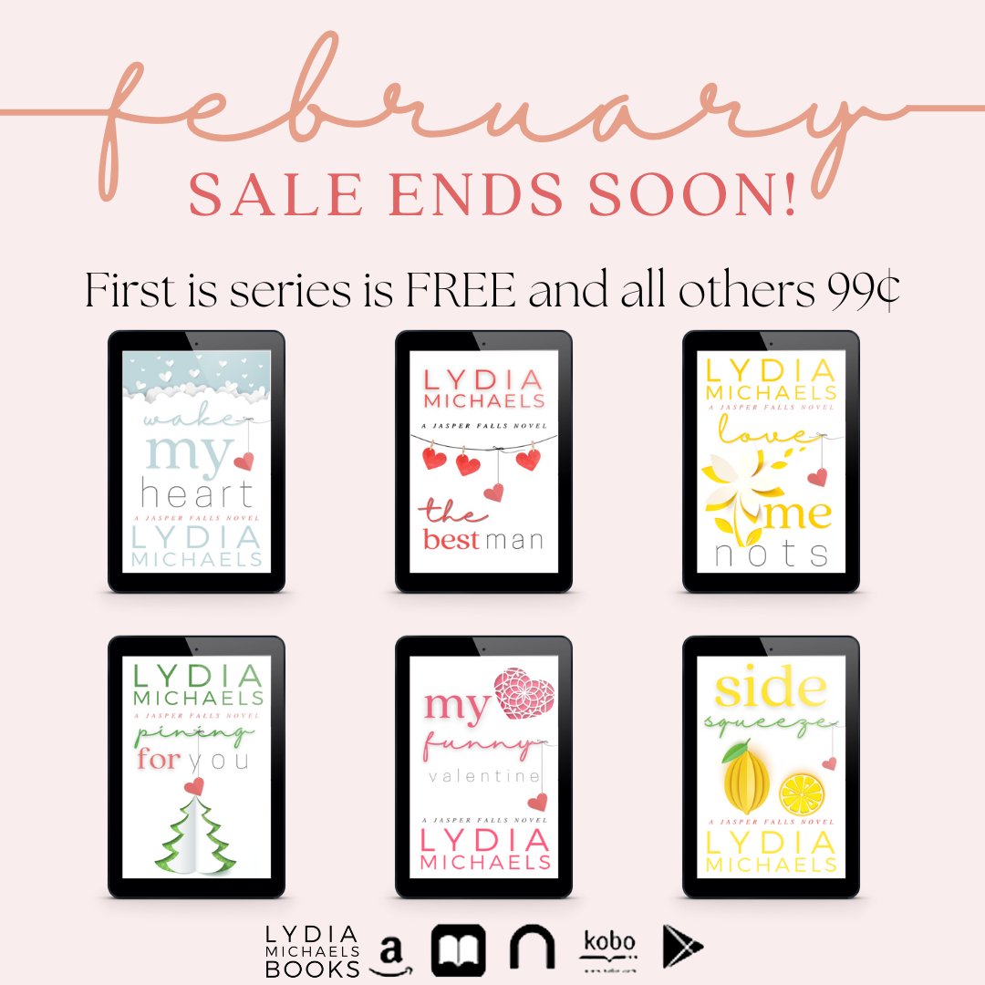 Sale ends in 24 hours! - mailchi.mp/fc5458b0db2a/t… First in series is FREE and the rest of the Jasper Falls books are only 99¢! Binge this series now: amzn.to/40URRAs
#SmallTownRomance
#ContemporaryRomance