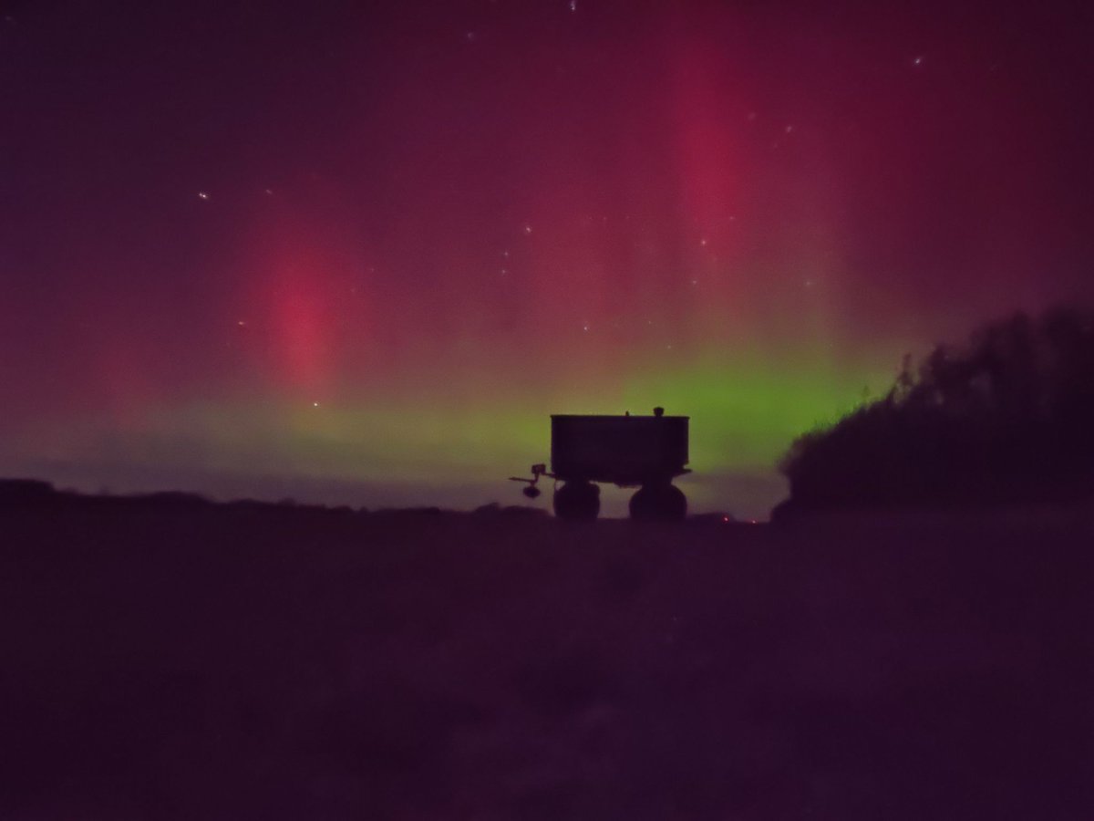 AgroIntelli's tweet image. #ROBOTTI working day and night in Denmark supervised only the Northern Lights and skilled photographer 👏
#fieldrobot #autonomous #smartfarming #robotics
#agriculture #automation #NorthernLights