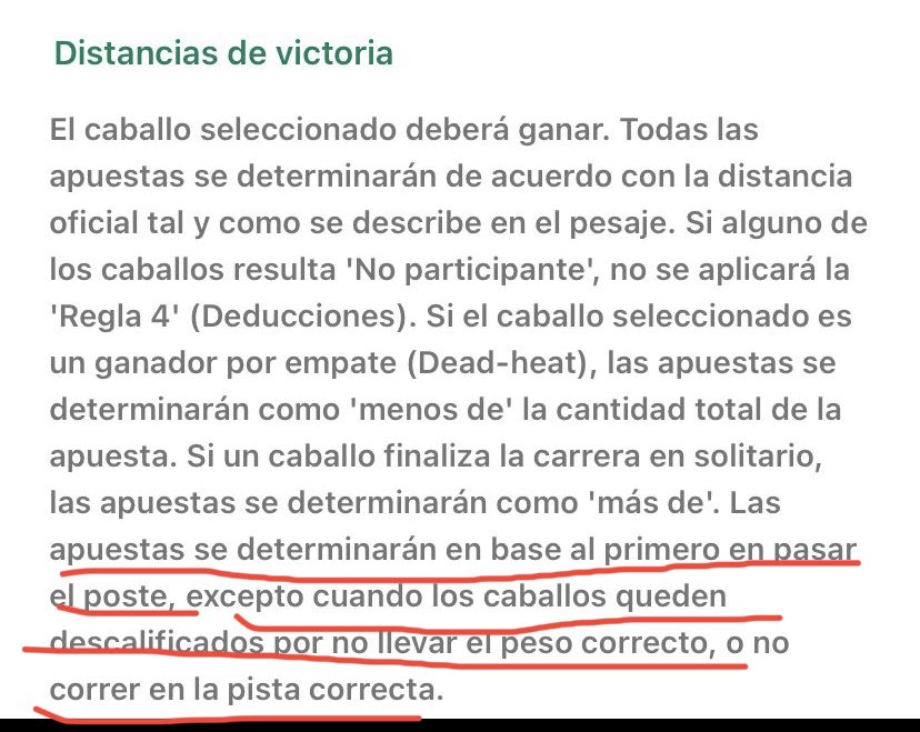 Después de una semana reclamando a <a href="/bet365_es/">bet365 España</a> sin éxito , me tocará reclamar ante la Dirección general de ordenación del juego . El caballo Più Birtch cruzó primero el poste de meta  y me la determinan como colocada por distanciamiento posterior , pero sus reglas son claras 👇👇