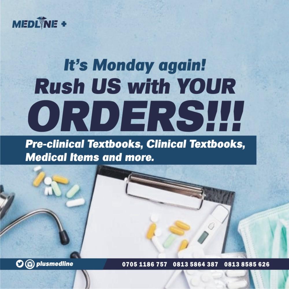 PlusMedline's tweet photo. We are ready to process your orders wherever you are🌐.
Contact us Now!:
#Medlineplus #books #MedTwitter #equipment https://t.co/7MlPnd2cjf