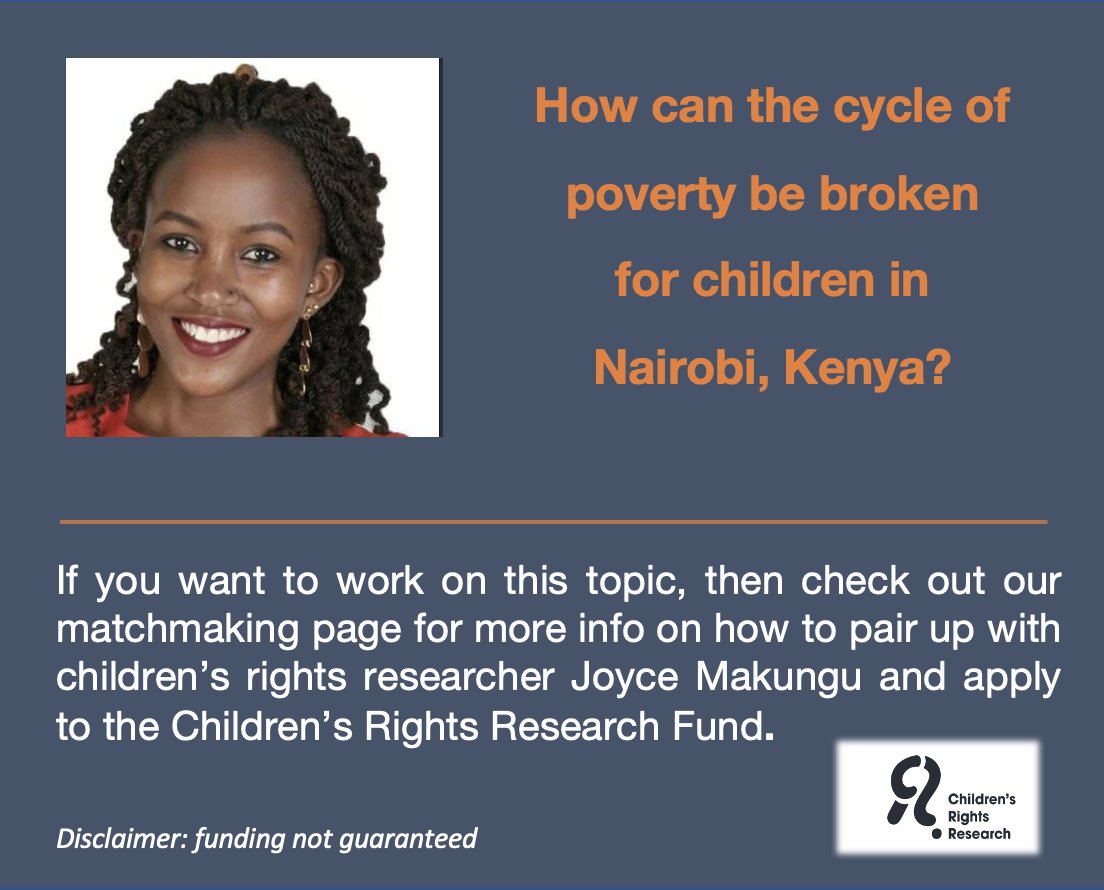 marieke_hopman's tweet photo. Last example (nr 10): you could do #ChildRights research with Joyce Makungu!

📢 Funding opportunity! Are you 
@MaastrichtU staff member or student? The CRR Fund is offering you the chance to pair with experienced researchers &amp; apply for grants of €5.000!https://t.co/4rPxw2LL3u https://t.co/YB07xffP3O