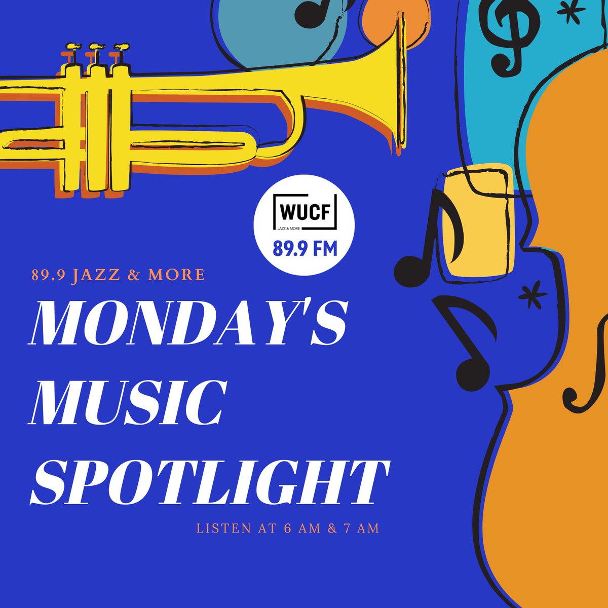 WUCFFM's tweet photo. We'll be "basking in the Music Spotlight early" as we start our Monday with two excellent new albums from pianist #BruceBarth and #ScottWhitfieldJazzOrchestraWest!
The jazz trio and big orchestra sound at its best!
Morning Jazz with Bob Kelley on 899 https://t.co/k1bl7aL0jU https://t.co/O3yhd0qJ4F
