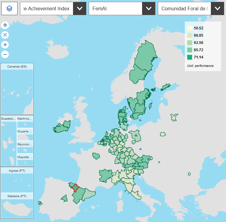 igualdad_na's tweet photo. 📈 Navarra es la región del Estado con mayor índice de logro femenino y una las regiones europeas con más igualdad, según la Comisión Europea.

✊ Todavía queda, pero aquí estamos #PorTiPorTodas 

@EUinmyRegion
@EuropeDirect_na https://t.co/skXuCLSV9y