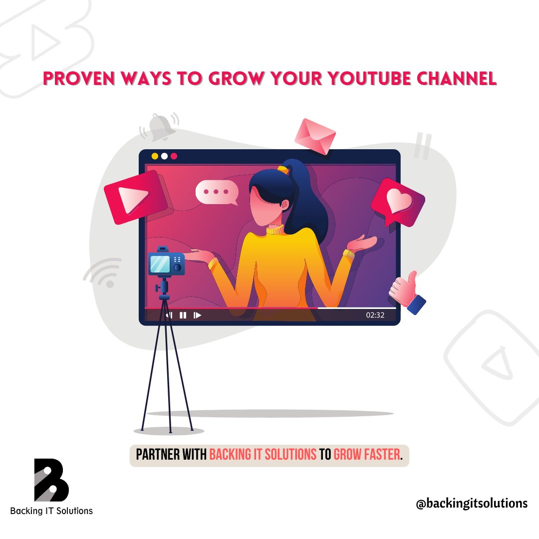 BackingITSols's tweet photo. Growing on YouTube is not as simple as it used to be a few years ago. The YouTube algorithm is constantly evolving and has had multiple iterations.

That is why we’ve put together proven ways to help you on your journey. https://t.co/5zKFqeGPBL