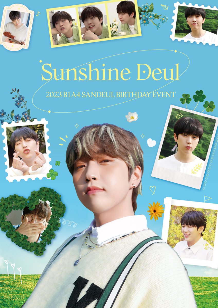 yonggwa_b's tweet photo. .｡.:*･ﾟ♡☀️♡ﾟ･*:.｡

   𝐒𝐮𝐧𝐬𝐡𝐢𝐧𝐞 𝐃𝐞𝐮𝐥

.｡.:*･ﾟ♡🌟♡ﾟ･*:.｡

〰

2023년 산들이의 생일을 맞이해 
생일 이벤트를 진행합니다💙

자세한 사항은 이미지를 참고 하시고
모든 공지는 이 글의 타래로 이어집니다

#생일축하해_삼돌아_나르샤
#해피산들데이 #산들 #삼돌 #B1A4 https://t.co/8QQ03nRESn