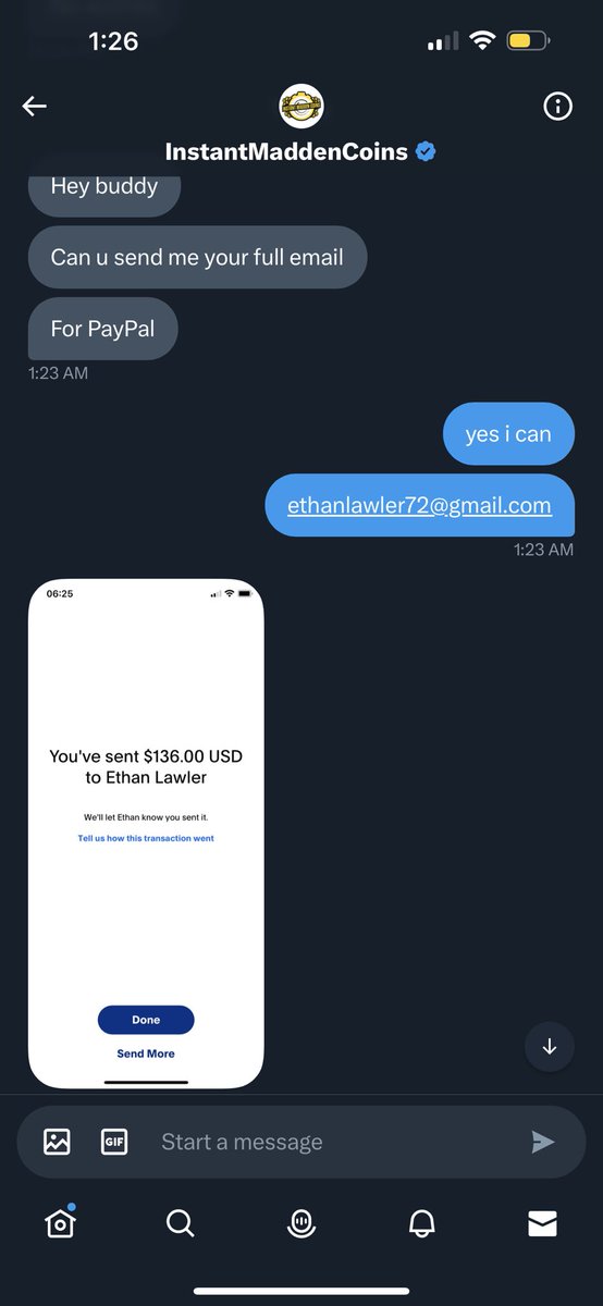 ethan35052574's tweet photo. shoutout to @InstantMUTCoins  for the great prices and they are super legit ! https://t.co/IOoMylJU8m