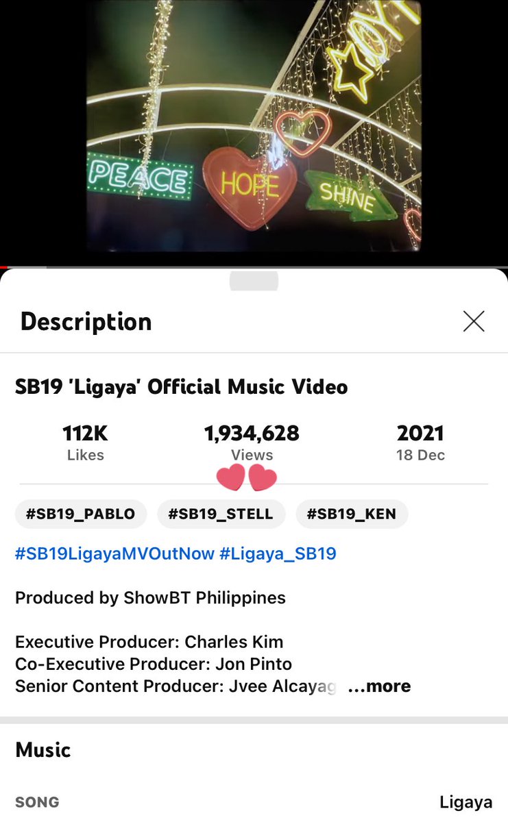SB19_VotingTeam's tweet photo. Malapit ng mag 2Million isama sa filler ninyo ang Hanggang sa Huli at Ligaya, A’tin. 🤗

Ligaya 📹https://t.co/Nuz3rxctjY

Hanggang sa Huli 📽️ https://t.co/P04tDRgi3U

@SB19Official #SB19 https://t.co/4H99pk6gfu
