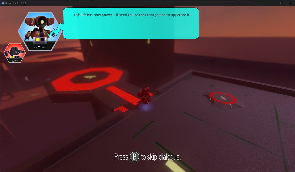 This weeks focus is on prompts and dialogue. Not that all my bugs are fixed🤣but providing this exposition is key to making #pylonauts  truly playable. It was working in the old #GodotEngine 3.5 build so should be relatively quick to port to #Godot4. #indiegame #indiedev #scifi