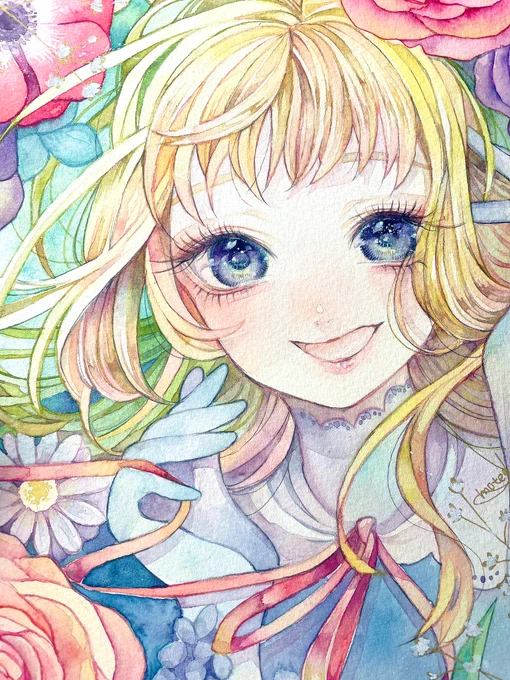 春の花束完成ー!! 