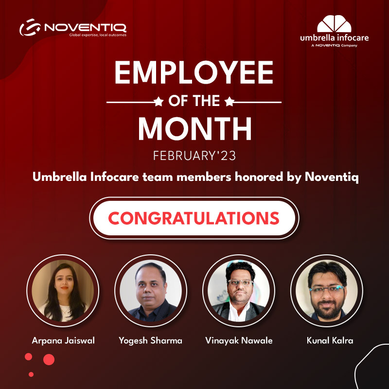 UmbrellaInfocre's tweet photo. We are excited to announce that four of our #UmbrellaInfocare team members have been awarded the employee of the month certificate from our parent company #Noventiq.
Congratulations!
#AWS #AWSPremierPartner #AWSConsultingPartner #CloudConsultingCompany #CloudSolutionProvider https://t.co/SNA00zmKvP