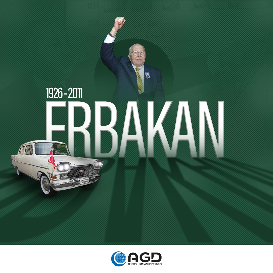 "Gergef gergef çile, çile yumağı,
Yalnız Allah'a sığınan Adam.
Çileyle yoğrulmuş bizler...Hepimiz,
Seni seviyoruz, Savunan Adam..."

Prof. Dr. Necmettin Erbakan Hocamızı vefatının 12. sene-i devriyesinde rahmetle ve hürmetle yâd ediyoruz.
#NecmettinErbakan