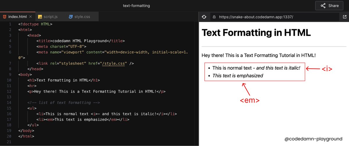 HTML Text Formatting Made Easy. A Beginner's Guide📕 Thread: - Thread ...