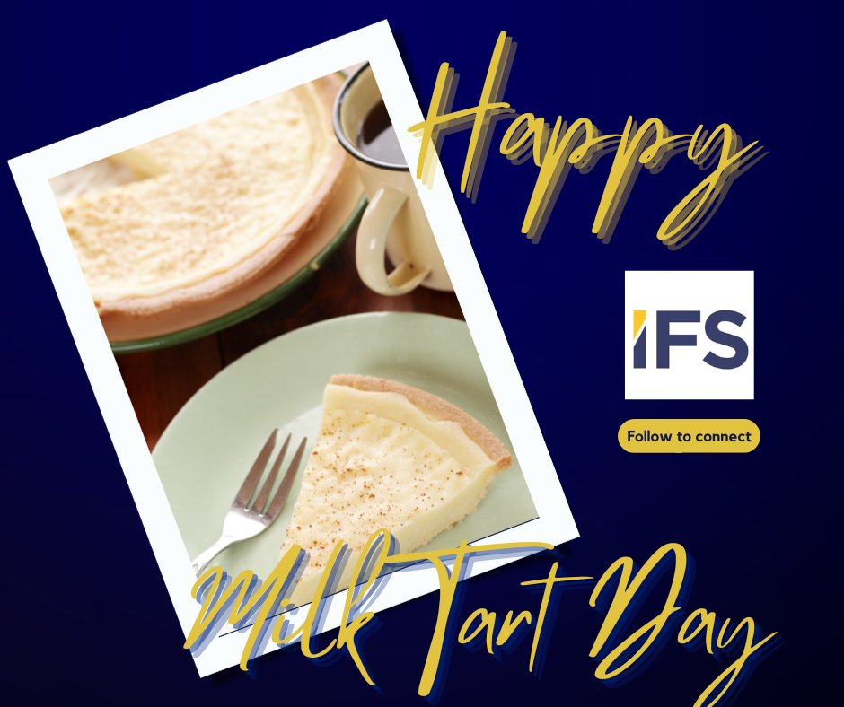 inlinefreight's tweet photo. Happy milk tart day! For our internationals - there's no other dessert more quintessentially South African than the good old milk tart. You have to taste it!#happymilktartday #inlinefreightsolutions #southafricanfreightcompanywithheart https://t.co/9ImPm9oHv2