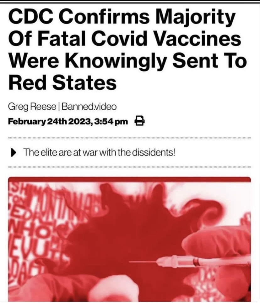 its_The_Dr's tweet photo. So they were intentionally trying to hurt or kill people in Red states. What horrible people they are. You see why we can’t reason with these people? https://t.co/U7mf37B6z0