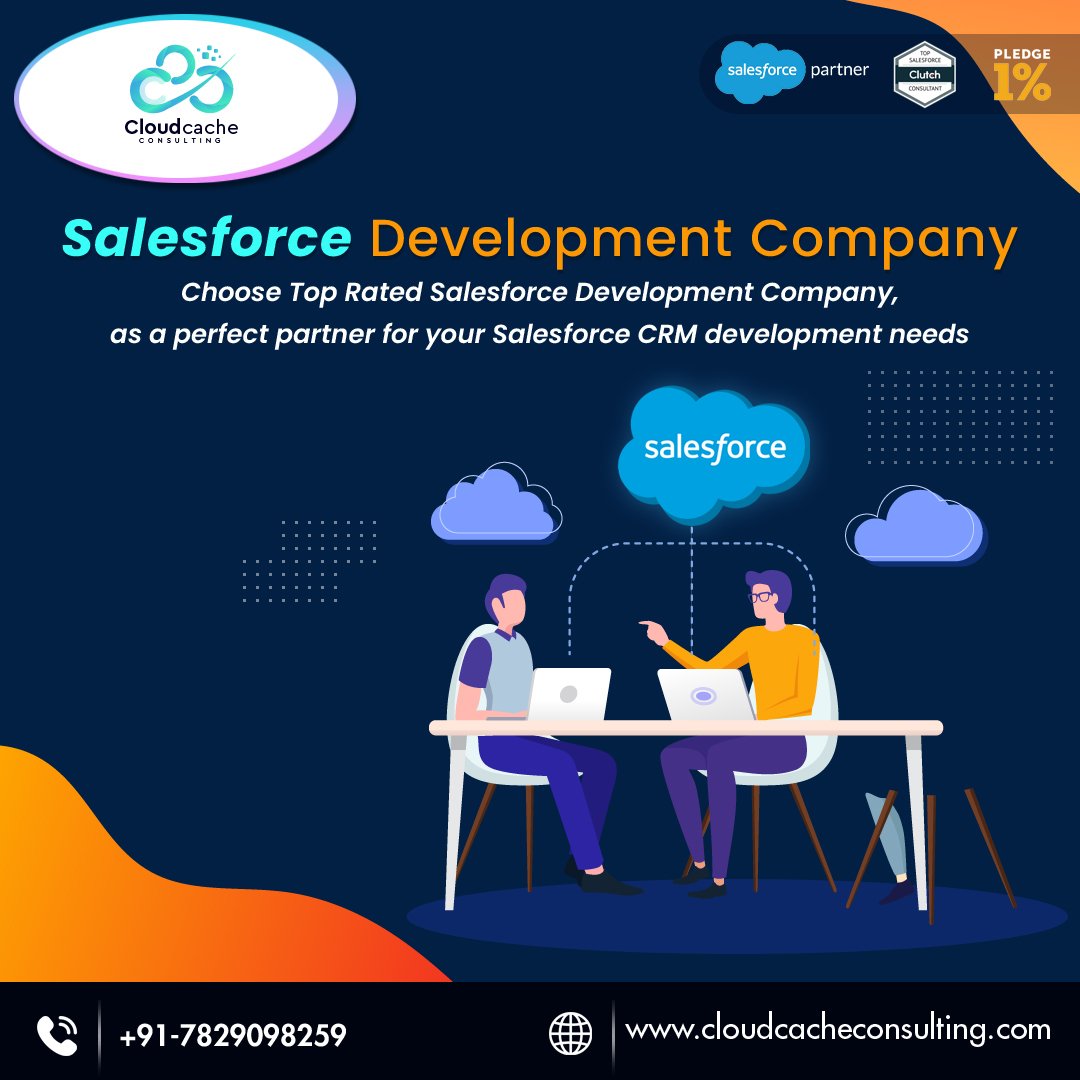 Cloudcachecon's tweet image. We are an experienced group of certified Salesforce developers who offer competitive #Salesforcedevelopment services and have a track record of 100% client satisfaction.
For all of your Salesforce requirements, CloudCache Consulting is the ideal partner.