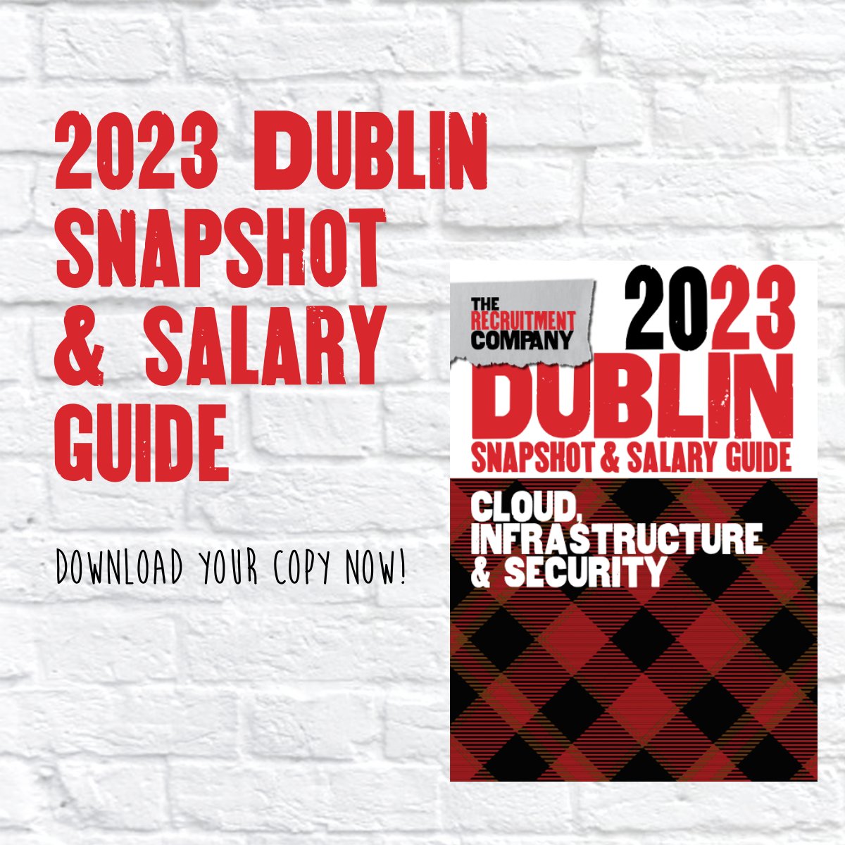 We’ve prepared a market snapshot specific to these markets.

Get your information from Ireland’s #1 specialist cloud, infrastructure and security recruitment agency

Download it here - bit.ly/3IUj4N3