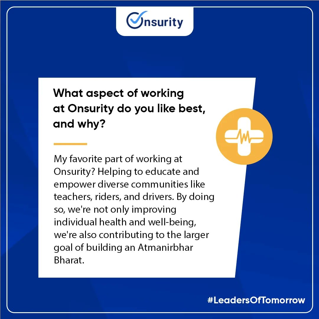 onsurity's tweet photo. Meet Sumeet Choudhary, the unstoppable adventurer and workaholic who's on a mission to empower and uplift communities.
Here's a sneak-peek into how he's contributing towards the larger goal of building an Atmanirbhar Bharat. 💪🏼
#LeadersOfTomorrow
#Onsurity #employeeappreciation https://t.co/ddWGfXrBOu