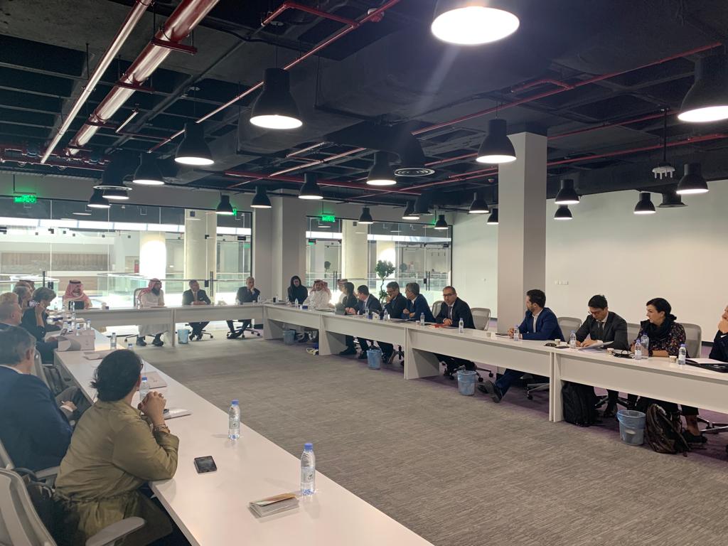 ItalyinKSA's tweet photo. Thanks a lot to @MISA and @mimgov for hosting a #business delegation led by @Italian_Arab Joint Chamber of Commerce and @ConfindRomagna   
#Italy is eager to extend cooperation with #SaudiArabia in #industrial #logistics and #aerospace  sectors https://t.co/pgdf8ylWNw