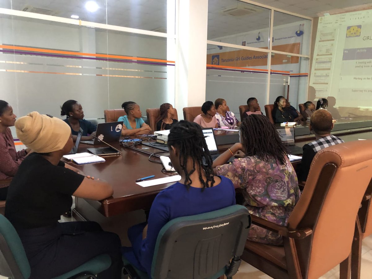 YessGirlsTGGA's tweet photo. Monday meetings are essential for a productive week ahead. Tanzania Girl Guides Association wishes you a fruitful week.  
#yessgirlsmovement #wagggs #norecno #tgga #yessgirlstanzania

@wagggsworld @africa_region @WAGGGSAsiaPac @Norecno @tgga_official https://t.co/MzBGxokr1A