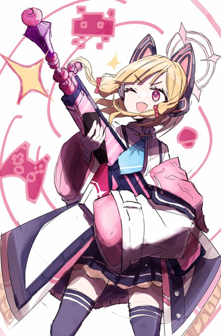 モモイ #ブルーアーカイブ  #ブルアカ #ブルアカ2周年アート 