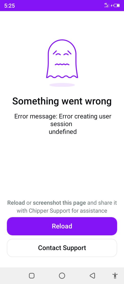 nenyibabs's tweet photo. @chippercashapp Please help. I've not been able to access my account since Friday. I keep getting this error message. I've uninstalled and reinstalled the app, still can't log in. https://t.co/CQspSG2ssI