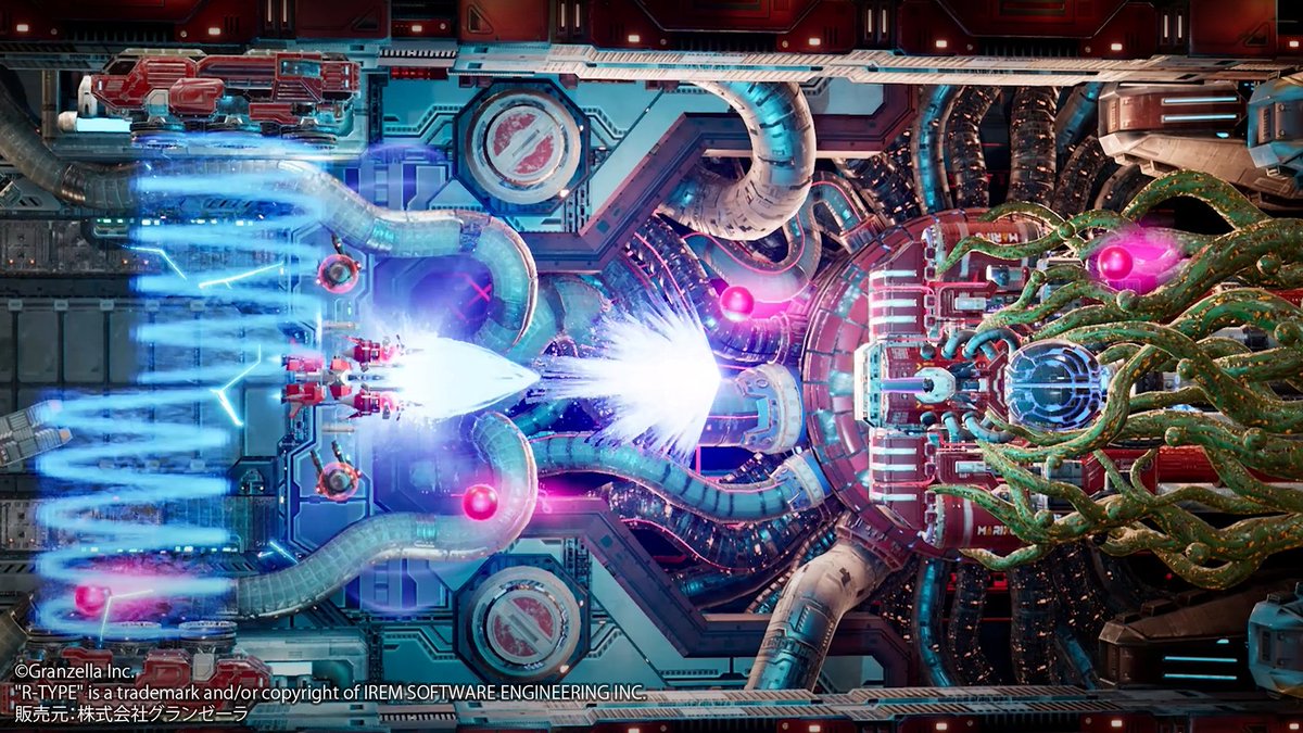 Raphica_LLC's tweet photo. R-TYPE FINAL 2ダウンロードコンテンツ、ステージパス第三弾にてゲームステージのアートディレクション、ビジュアルコンセプト、3DCG制作を当社で担当しました。 https://t.co/fr7JvZSE8k