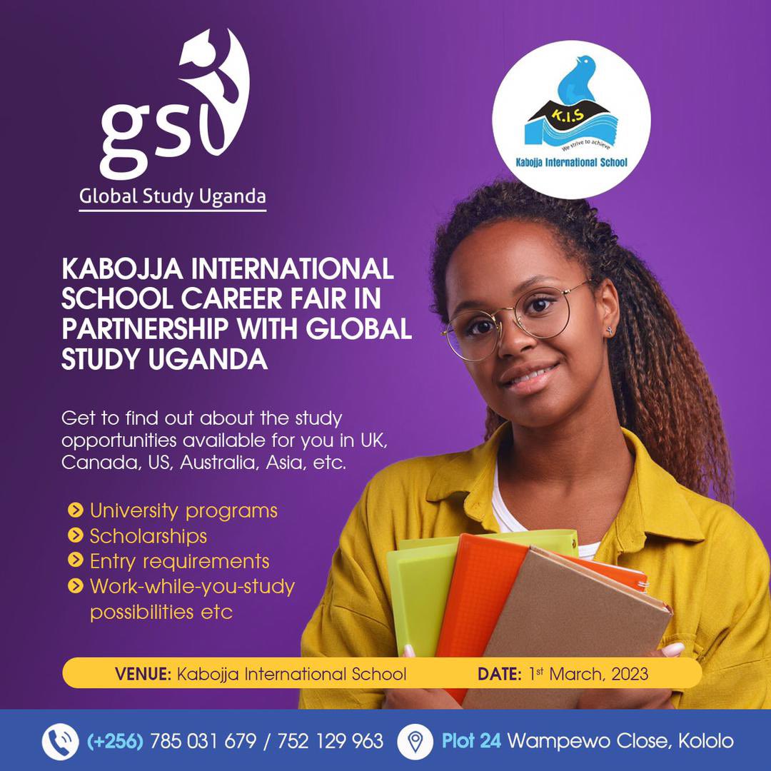 The @KabojjaSchool - GSU Career Fair is approaching fast!

Don’t miss the chance to find out about study opportunities available for you in UK, USA, Canada, etc.

📌 1st March, 2023.

#GSU #StudyFair #Kabojja #BBTitans #BBTitans2023 #university #usa #europe #mondaythoughts