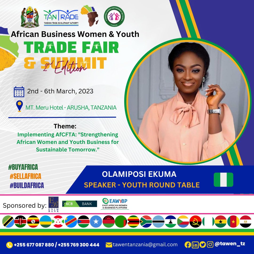 Kwani Tumesahu? Kwanza niwakumbusheni #abwys2023
African business women and youth trade fair and summit ni platform ambayo Kabla ya kubadilisha uchumi ni lazima ubadilishe akili #sokohuru #womenandyouth #students 
NJOO TUKUPIKE KWENYE SUMMIT YA SIKU 3 TU.