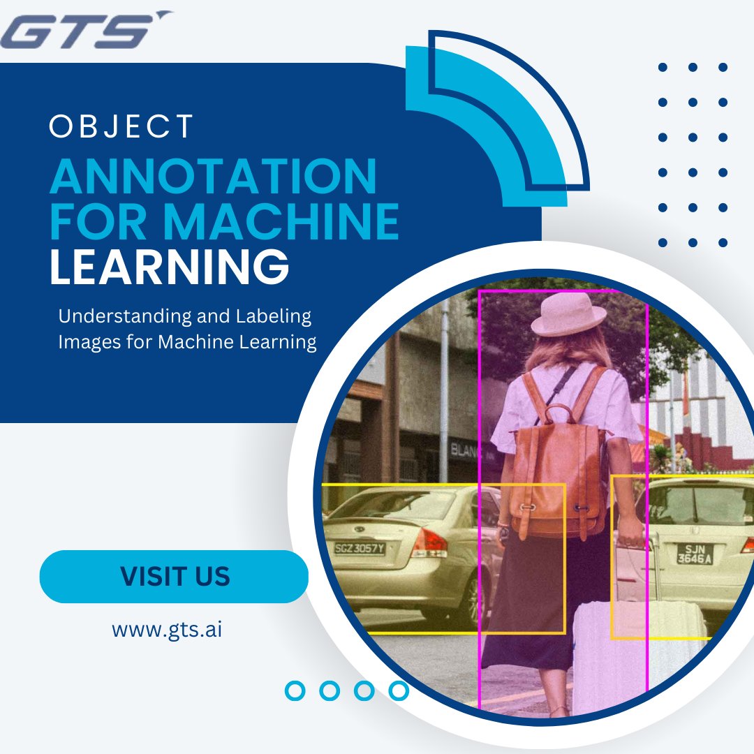 OBJECT ANNOTATION FOR MACHINE LEARNING:-

#objectannotation #machinelearning #datalabeling #dataannotation #datapreparation #datascience #artificialintelligence #computervision #datainsights #datadriven #dataquality #accuratepredictions
Visit:
gts.ai