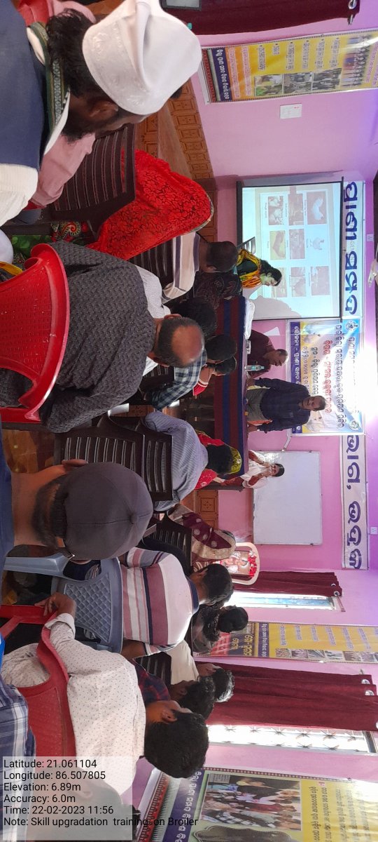 ArdBhadrak's tweet photo. District level skill upgradation training on Broiler farming ,Bhadrak https://t.co/OPVh5FTQPQ