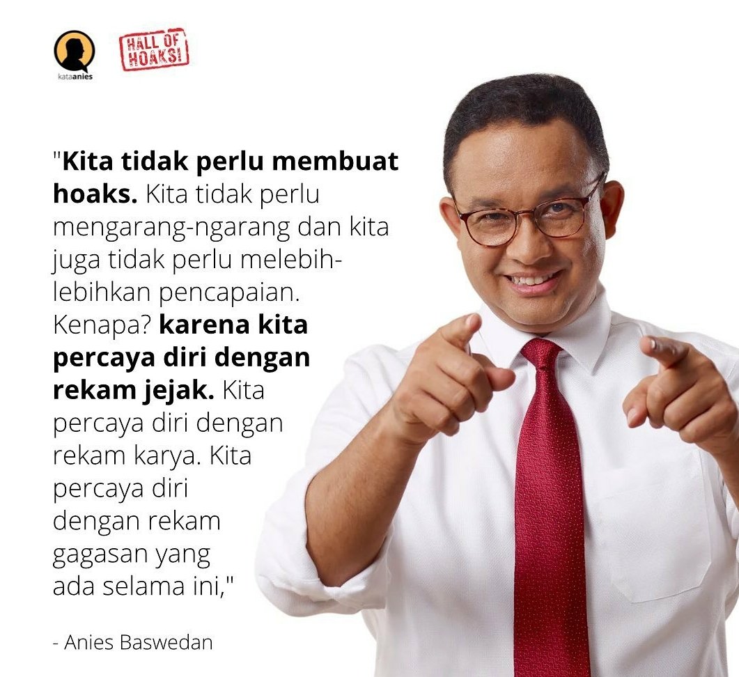marlina_idha's tweet photo. "Kita Tidak Perlu Membuat Hoaks, Karena Kita Percaya Diri Dengan Rekam Jejak" ~ ABW

Up!👍😊 https://t.co/DBGpZqxlp0