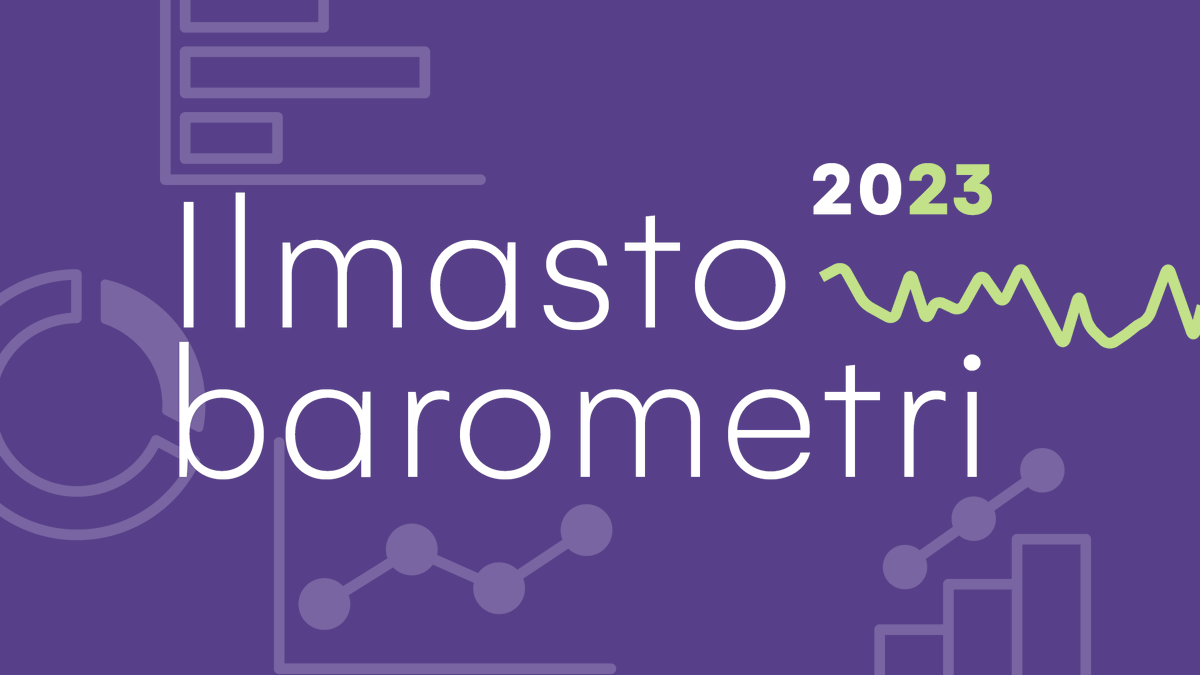 📊 #Ilmastobarometri selvittää joka neljäs vuosi suomalaisten asenteita ja mielipiteitä ilmastonmuutoksesta ja ilmastopolitiikasta vaalien alla.

💭 Mitä suomalaiset ajattelevat ilmastonmuutoksesta vuonna 2023?

Ketju kansalaiskyselyn tuloksista ⬇️