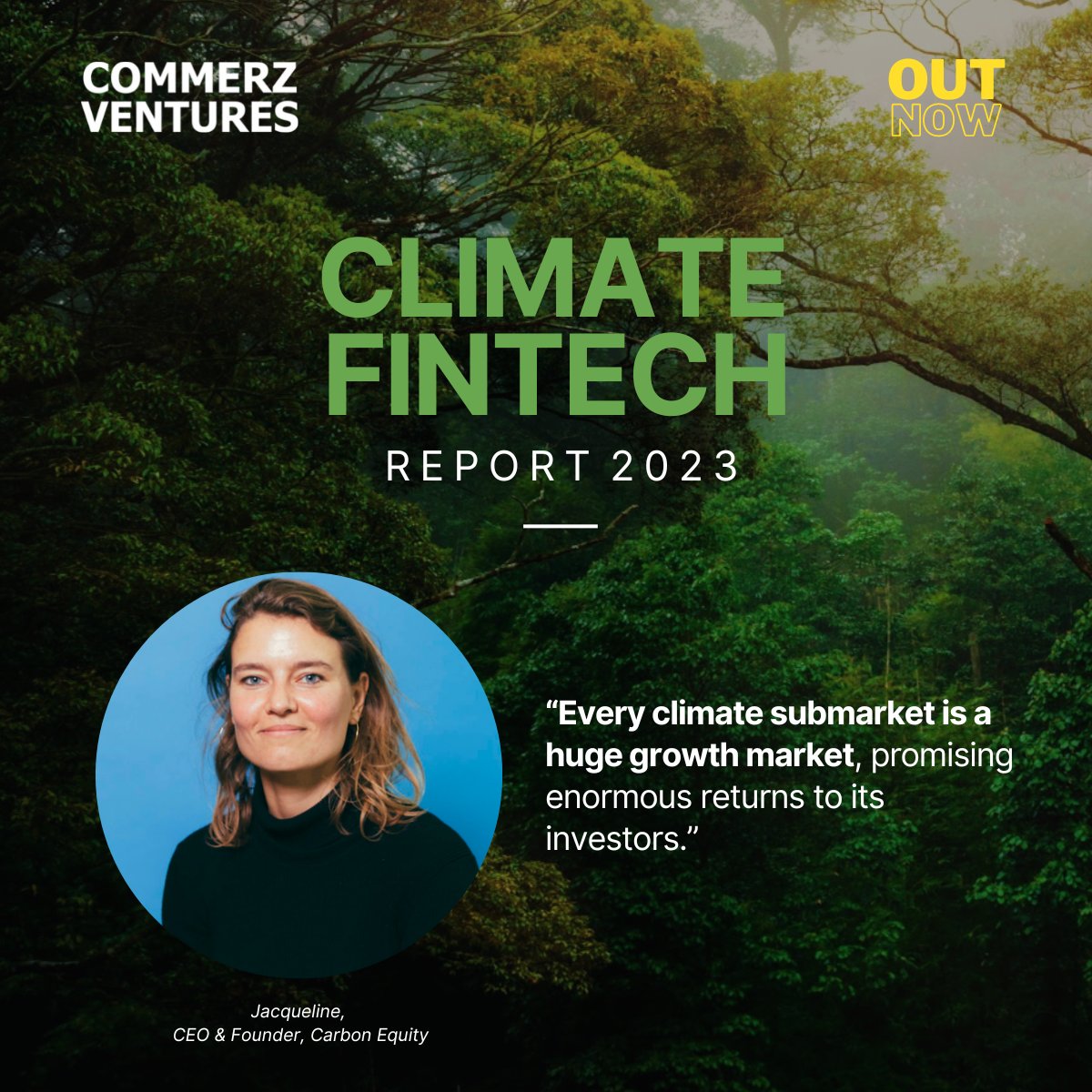 In 2022, Climate FinTech investments hit a record high at $2.9bn. This is 2.4x more than in 2021. 👀@CommerzVentures studied over 500 climate startups. Discover more of their findings in the Climate Fintech report of 2023: hubs.la/Q01DrwS20

#climatetech
#fintech
#investing