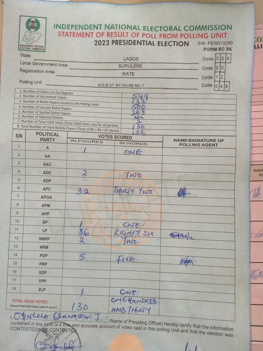 kk_medley's tweet photo. @PeterPsquare @inecnigeria 02 Ikate 049 Ikate surulere https://t.co/0MmI7WXnlk