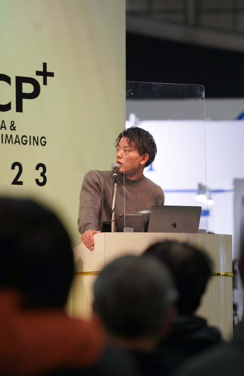 4日間のcp＋2023が終了しました！

約1年前からイベント企画で入らせていただき、企画したワークショップとセミナーステージ全て立ち見が出るくらい集まって頂けました。

また自分自身も登壇し、貴重な経験ができました。
ありがとうございました！
#写真
#CP2023