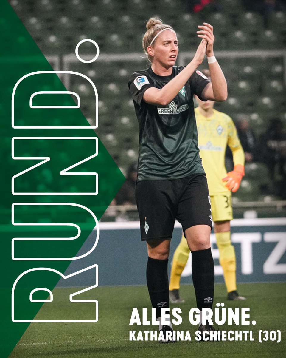 werderfrauen's tweet photo. 👏👏👏
Alles Gute zum 30. Geburtstag, Kathi! 🥳
#Schiechtl | #Werderfrauen | #Werder https://t.co/Th7TF0AsKP