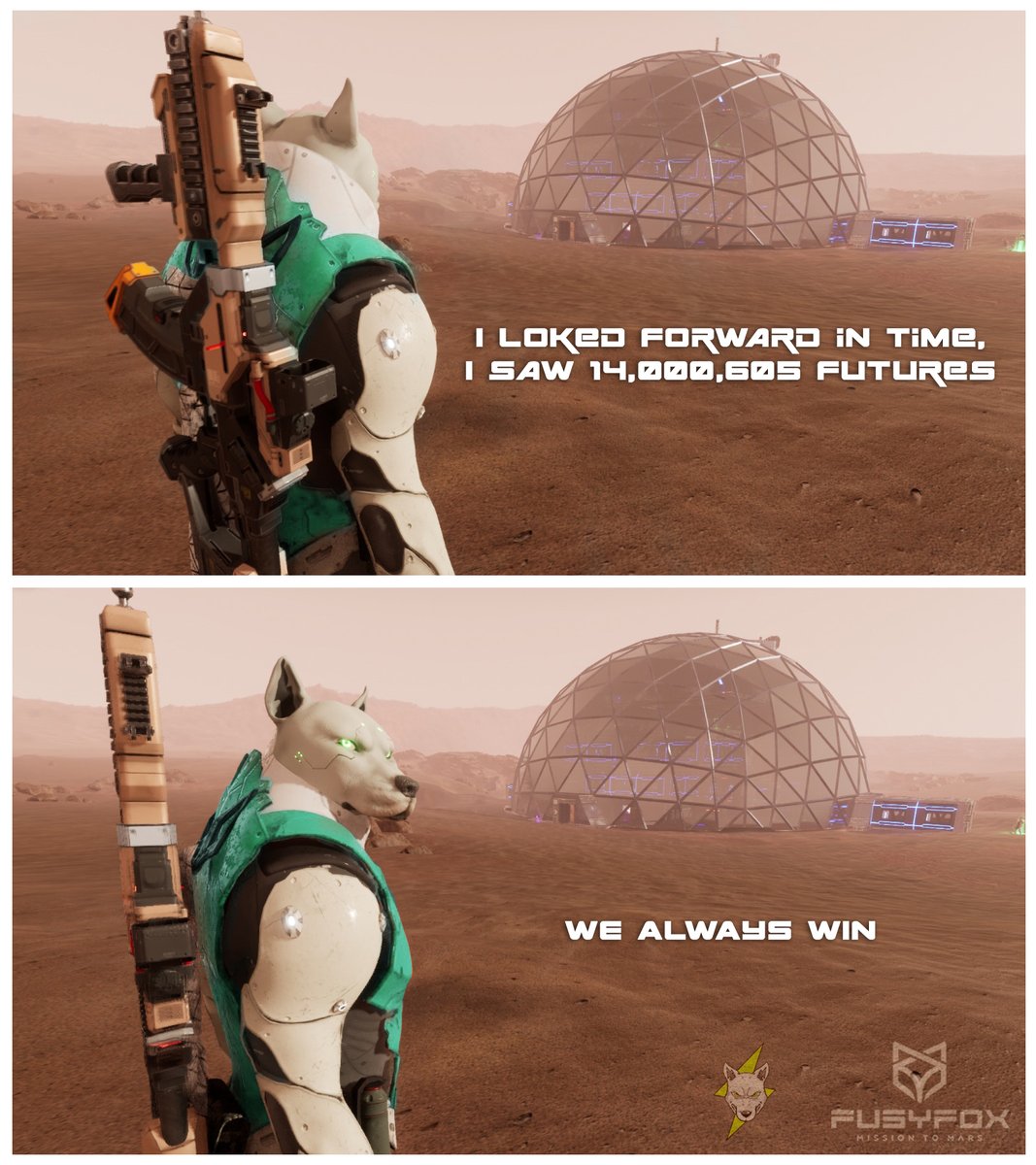 fusyfox's tweet photo. We are the unbeatable champions of the future, and victory is our destiny. #VOLTARMY  @VoltInuOfficial 

#FUSYFOX https://t.co/RIFnO8irmi