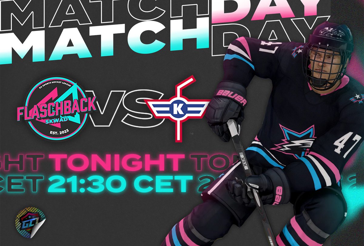 +++ DOUBLEHEADER AHEAD! +++

Tonight we sail to our next destination.  First we start our #GCL9 cup competition. Following our adventurous return to #GCL9 with a regular season matchup against <a href="/EHC_Kloten_1934/">EHC Kloten</a> esports.

All live on twitch.tv/flaschbackskwad.

<a href="/SportsGamerGG/">SportsGamer</a>
