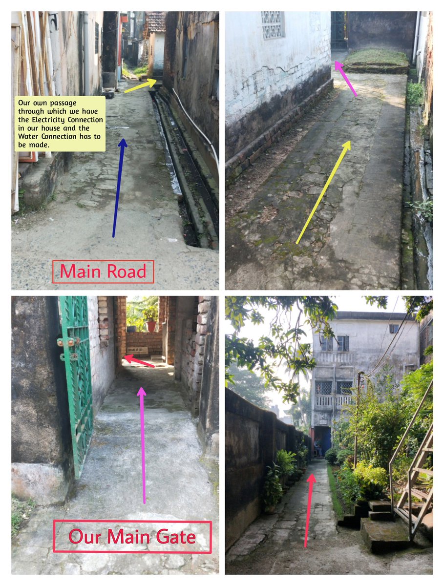sourav07m's tweet photo. Despite having order of Honourable Calcutta High Court, Diamond Harbour Municipality is not giving Water Connection through our own passage in our house,also from 2019 it is not giving permission to repair our own drain (inside our premises).
DH(Water Tank Para),Ward No.13 S24Pgs https://t.co/ThcSa8Vce0