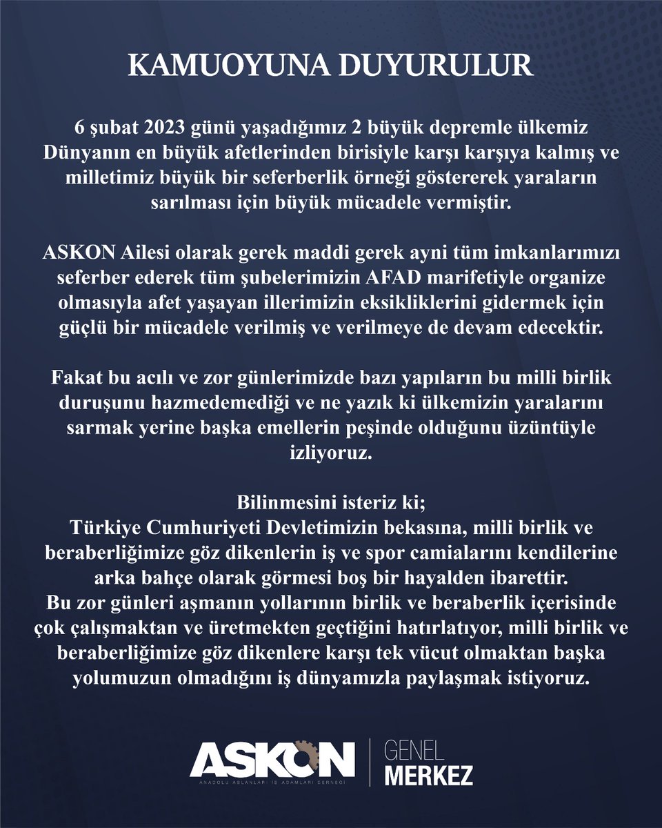 Kamuoyuna Duyurulur 🇹🇷
#dahagüçlüçıkacağız