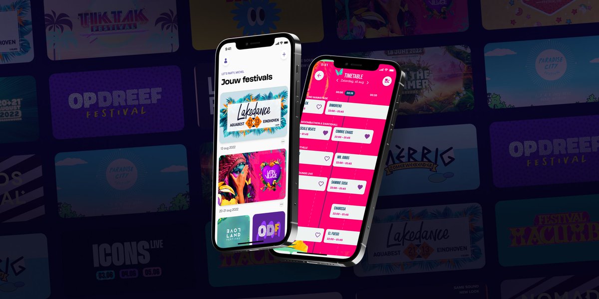 ✨ Check de nieuwe app van Follow the Beat!

Voor Follow the Beat hebben we dé app ontwikkeld voor alle festivalgangers. 

Nu beschikbaar in de App Store en Google Play. 

Meer info op yipyip.nl/portfolio/foll…

#app #appdevelopment #appontwikkelaar #startup #flutter