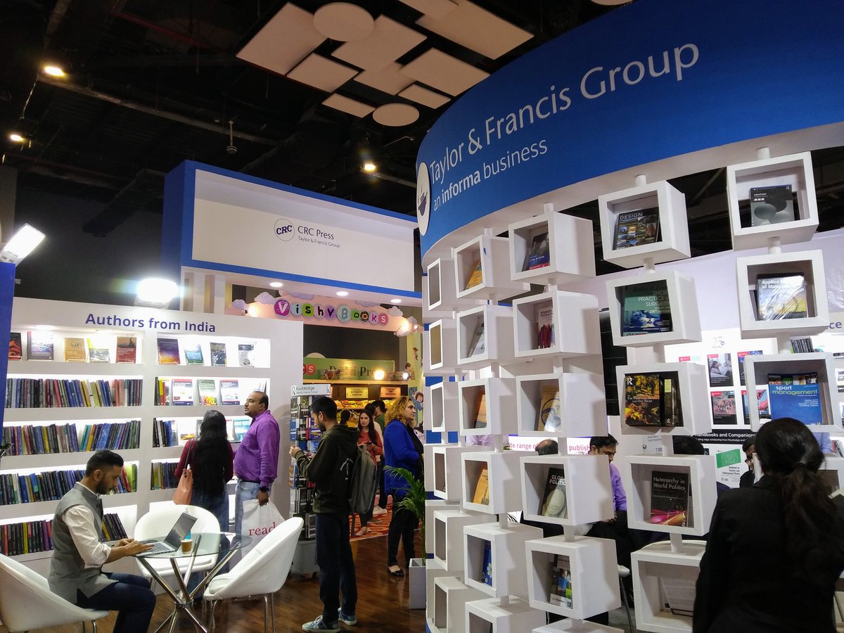 The book fever is on. Do visit us in Hall 5, Pragati Maidan, and enjoy the New Delhi World Book Fair 
#TaylorAndFrancisIndia #25YearsOfTaylorAndFrancisIndia #Routledge #NDWBF23.