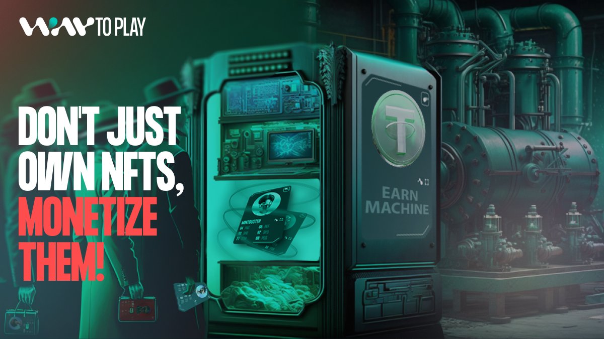 Owning NFTs is cool, but why stop there? Monetize your digital assets and turn them into a revenue stream! 

WayToPlay is a revolutionary cross-verse platform that caters to NFT holders, providing them with staking and play-to-earn games 💪

#NFTs #crypto #nft #NFTCommuinity