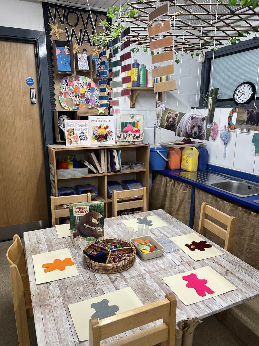 Our Goldilocks and the Three Bears theme this week. One of our favourite books we read for ‘pleasure for reading’ in Nursery @thePA_CT @heathfld <a href="/HoSHeathfield/">HoS@Heathfield</a> <a href="/EarlyExcellence/">Early Excellence</a>